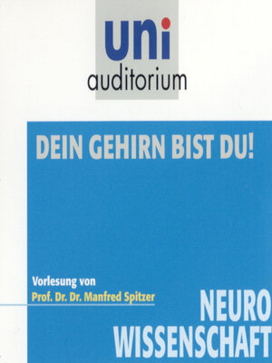 cover image of Dein Gehirn bist Du!
